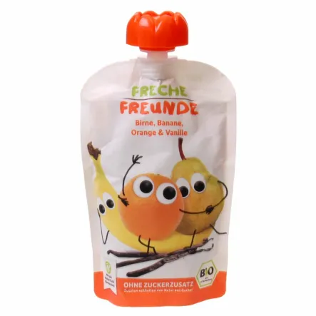 Mus Banan, Pomarańcza, Wanilia 100 g Eko - Erdbar 