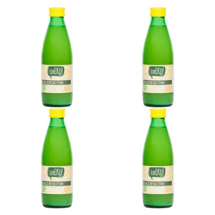 Zestaw 4 x Sok z Cytryn Bio 250 ml - Eureko