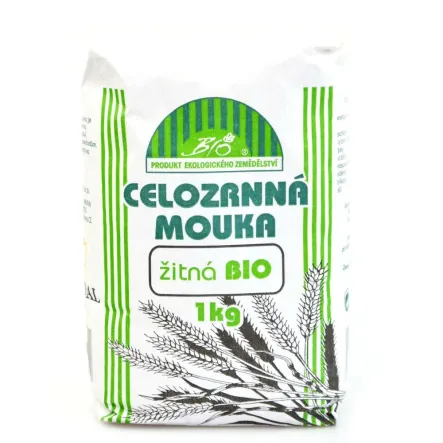 Mąka Żytnia Pełnoziarnista Gruba Bio 1 kg - Natural