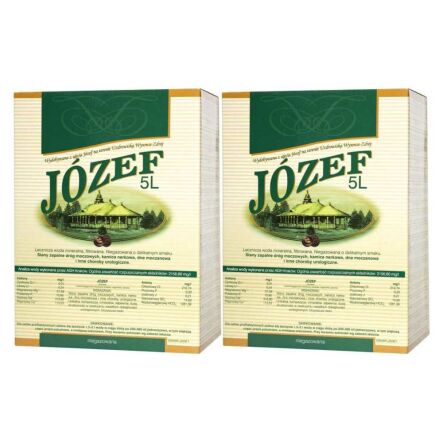 Zestaw 2 x Woda Lecznicza 5 l JÓZEF - Uzdrowisko Wysowa