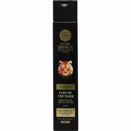 Szampon Do Ciała i Włosów Energetyzujący 2 w 1 Dla Mężczyzn Eko 250ml - NATURA SIBERICA