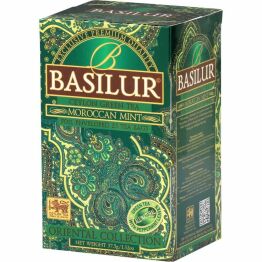 Herbata Zielona z Dodatkami Maroccan Mint 37,5 g (25x 1,5 g)- BASILUR