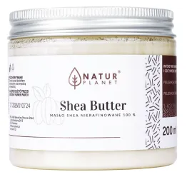 Masło Shea Nierafinowane 200 ml - Natur Planet