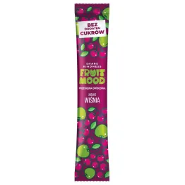 Przekąska Owocowa Jabłko i Wiśnia Bez Dodatku Cukrów Bezglutenowa 10 g - Fruit Mood