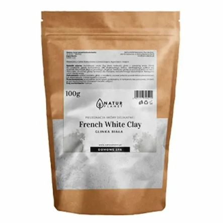 Francuska Glinka Kosmetyczna Biała 100 g - Natur Planet