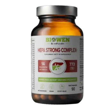 Hepa Strong Complex+  90 Kapsułek - Biowen