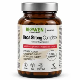 Hepa Strong Complex+ Wsparcie Wątroby 90 Kapsułek - Biowen