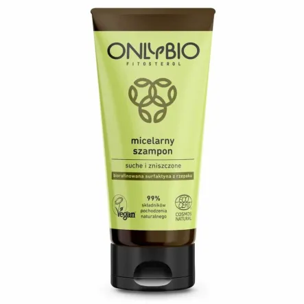 Szampon Micelarny do Włosów Suchych i Zniszczonych Eco 200 ml - Only Bio
