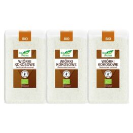 3 x Wiórki Kokosowe Bezglutenowe Bio 500 g - Bio Planet