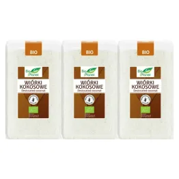 3 x Wiórki Kokosowe Bezglutenowe Bio 500 g - Bio Planet