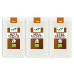 3 x Wiórki Kokosowe Bezglutenowe Bio 500 g - Bio Planet