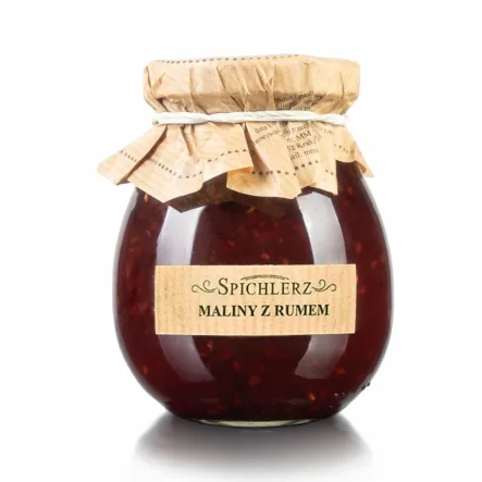 Konfitura Maliny z Rumem 300 g - Spichlerz