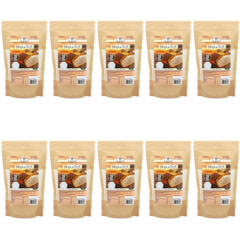 10 x Mąka z TEFF Bezglutenowa 500 g - Simpatiko