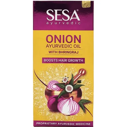 Cebulowy Olejek na Porost Włosów Bhringraj 100 ml - Sesa