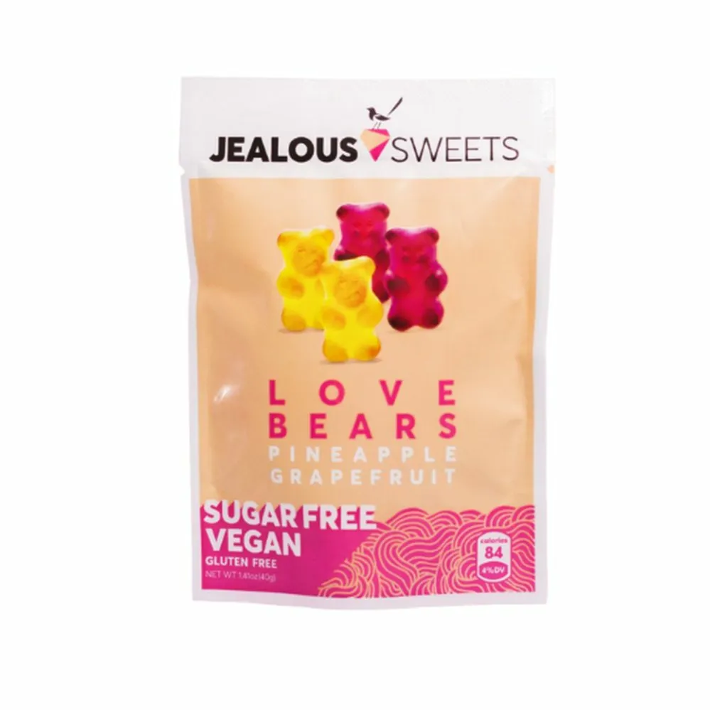 KETO Żelki Misie Love Bears Ananas i Grapefruit Wegańskie 40 g Jealous Sweets