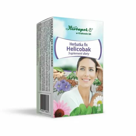 Herbatka HELICOBAK FIX 40 g (20x 2 g) - Herbapol Kraków