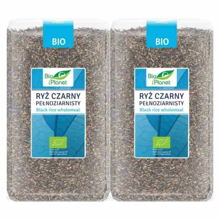 2 x Ryż Czarny Pełnoziarnisty Bio 1 kg - Bio Planet