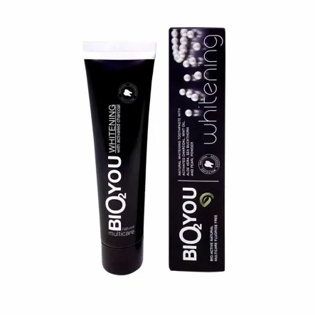 Czarna Pasta Wybielająca z Aktywnym Węglem 100 ml Biomika