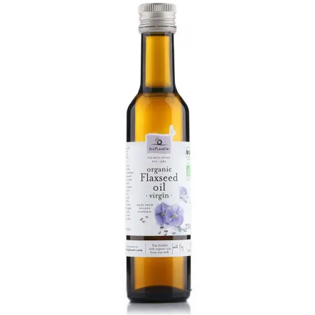 Olej Lniany Tłoczony na Zimno Bio 250 ml - Bio Planete 