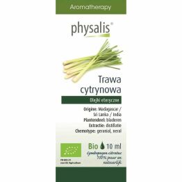 Olejek Eteryczny Trawa Cytrynowa Bio 10 ml - Physalis
