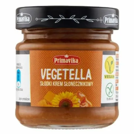 Vegetella Słodki Krem Słonecznikowy 160 g - Primavika