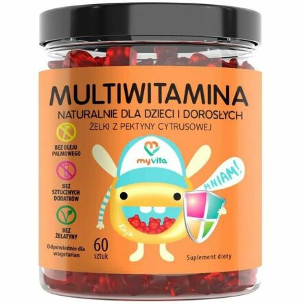 Żelki Naturalne Multiwitamina 60 Sztuk - MyVita