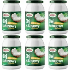 6 x Olej Kokosowy Rafinowany Bezzapachowy 900 ml - Targroch
