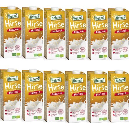 Napój Jaglany Bezglutenowy Bio 1 L Natumi UHT - Zestaw 12 x 1 L