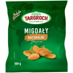 Migdały Naturalne Jasne 100 g - Targroch