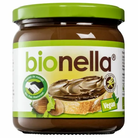 Krem Orzechowo - Kakaowy Vegan Bio 400 g - Bionella