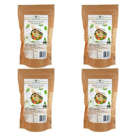 4 x Płatki Drożdżowe Nieaktywne Bezglutenowe 150 g Pięć Przemian
