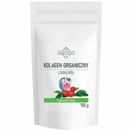Kolagen Organiczny z Dziką Różą 100 g - Soul Farm