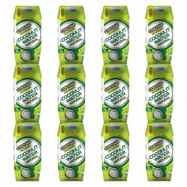 12 x Woda Kokosowa Naturalna UHT Bio 330 ml - Cocomi