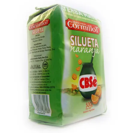 Yerba Mate Cbse Silueta Naranja 500 G
