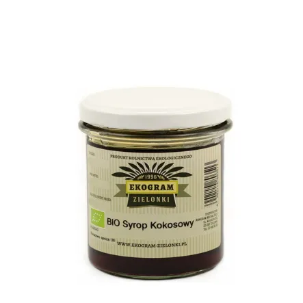 Syrop Kokosowy Bio 350 g - Ekogram Zielonki