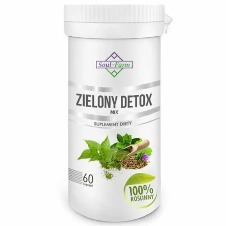 Zielony Detox Mix 60 Kapsułek - Soul - Farm