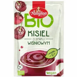 Kisiel o Smaku Wiśniowym Bezglutenowy BIO 30 g - Amylon