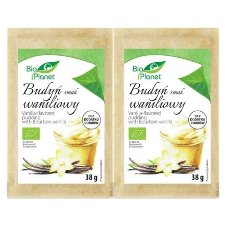 2 x Budyń o Smaku Waniliowym Bio 38 g - Bio Planet