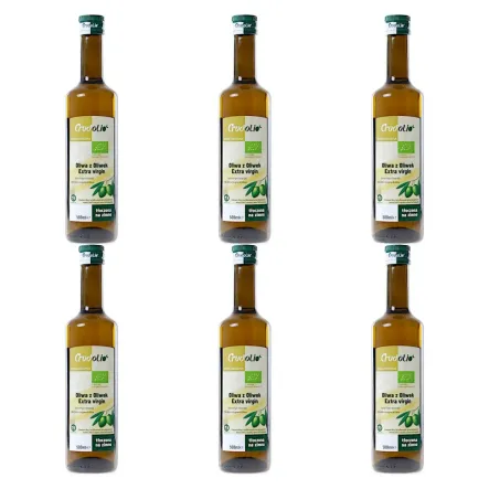 6 x Oliwa z Oliwek Extra Virgin BIO 500 ml - Crudolio