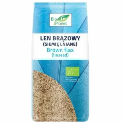 Len Brązowy Siemię Lniane Nasiona Lnu Bio 400 g - Bio Planet