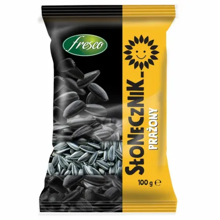 Słonecznik w Łupinie Prażony 100 g - Fresco