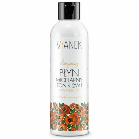 Odżywczy Tonik i Płyn Micelarny 2w1 200 ml - Vianek - Przecena Krótka Data Minimalnej Trwałości