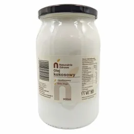 Olej Kokosowy Nierafinowany Extra Virgin 900 ml - Naturalnie Zdrowe