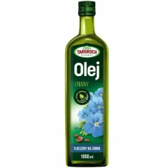 Olej Lniany Tłoczony na Zimno 1 l - Targroch