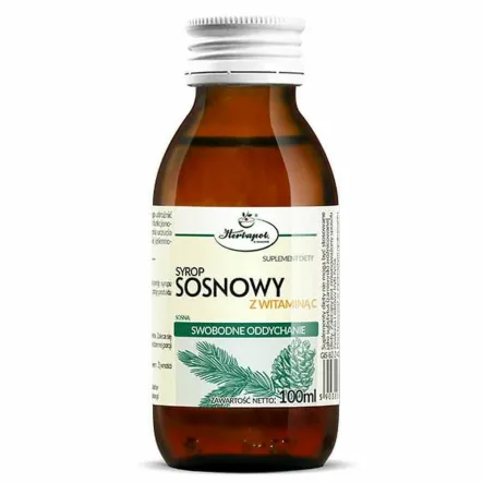 Syrop SOSNOWY z Witaminą C 100 ml - Herbapol Kraków