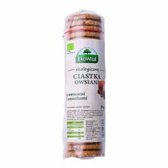 Ciastka Owsiane z Owocami i Orzechami Bio 250 g - Ekowital