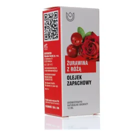 Olejek zapachowy Żurawina z Różą 12ml Naturalne Aromaty