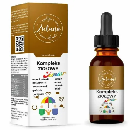 Kompleks Ziołowy JUNIOR 50 ml - Zielana