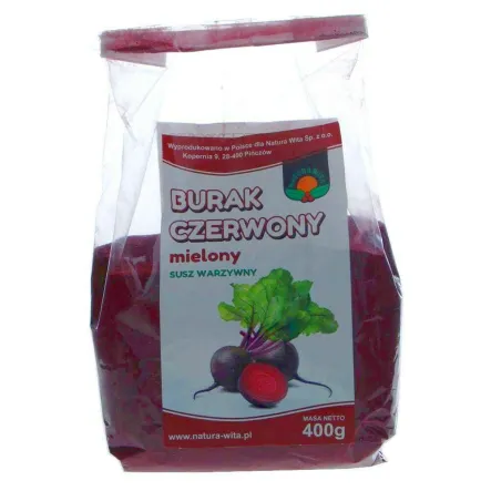 Burak Czerwony Mielony 400 g - Natura Wita