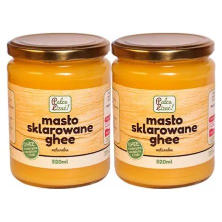 2 x Masło Sklarowane Ghee 520 ml - Palce Lizać
